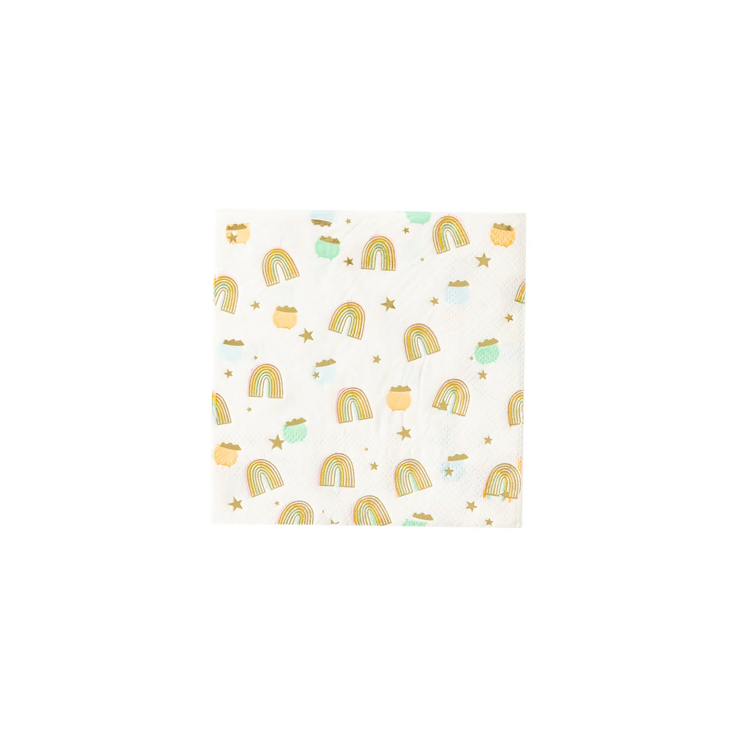 Foiled Pastel Rainbow Cocktail Napkin (18)