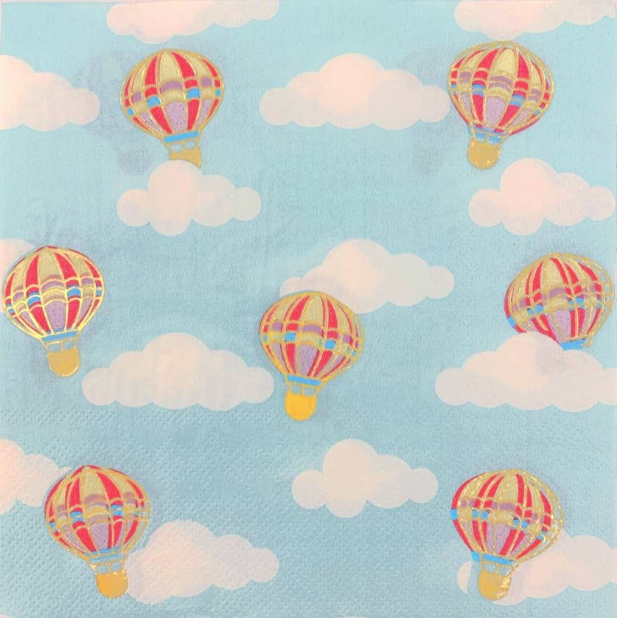 Up, Up & Away, Large Napkin - 20 Pk.