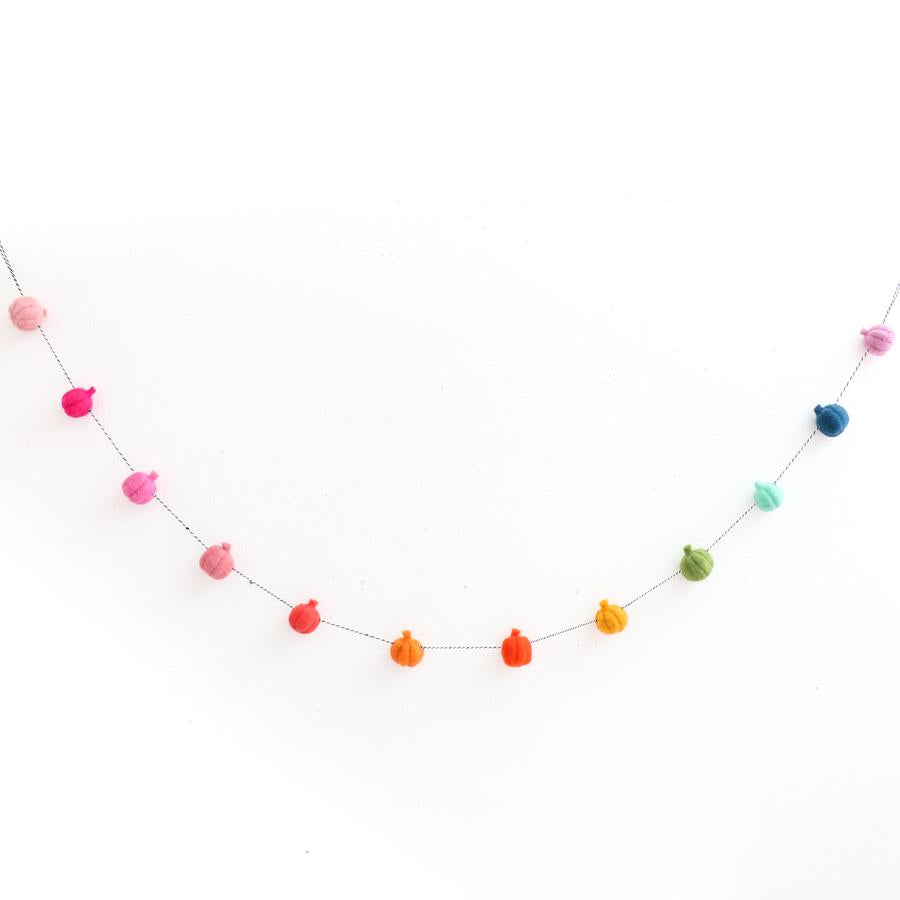 Pumpkin Felt Halloween Garland