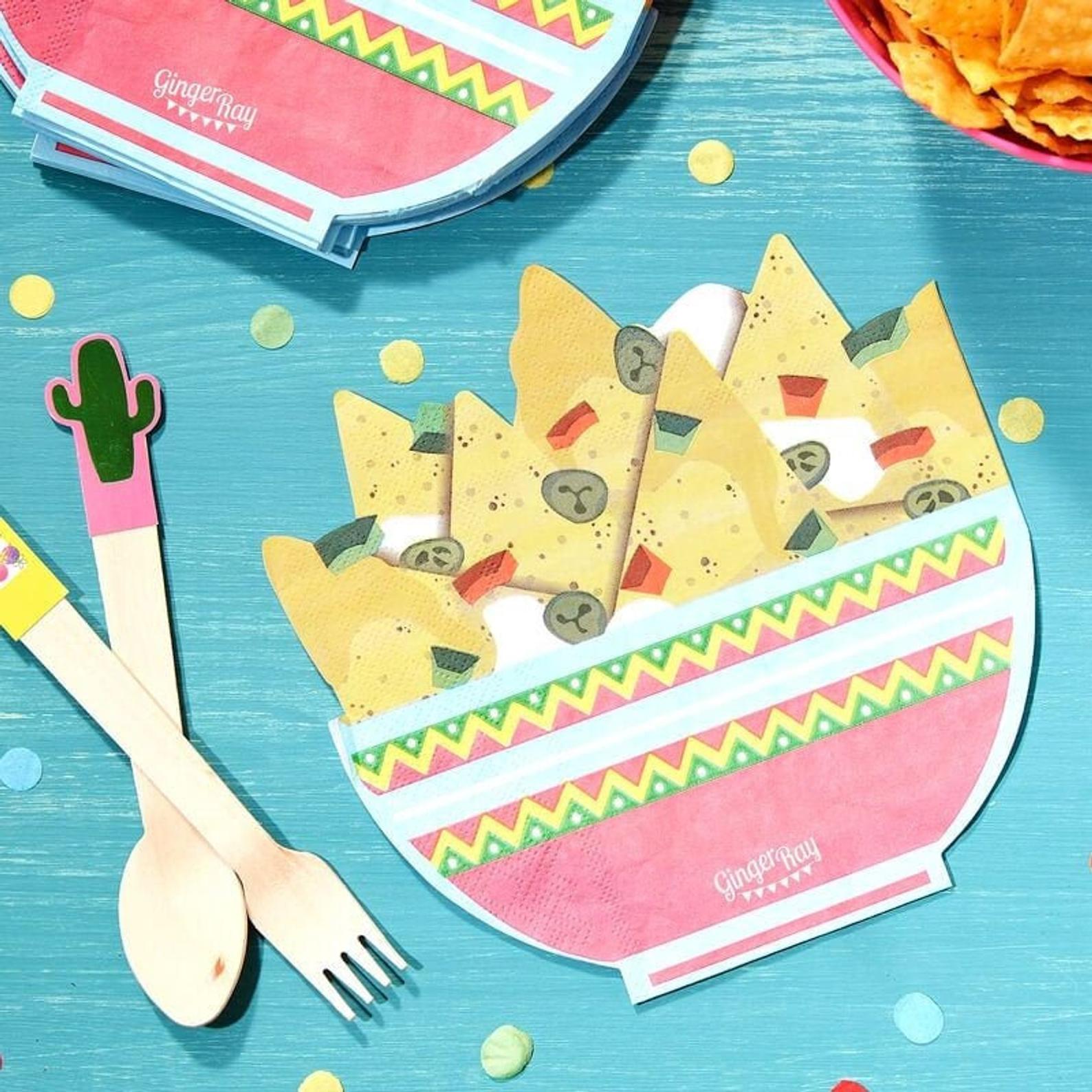 Nacho Paper Party Napkins - Viva la Fiesta