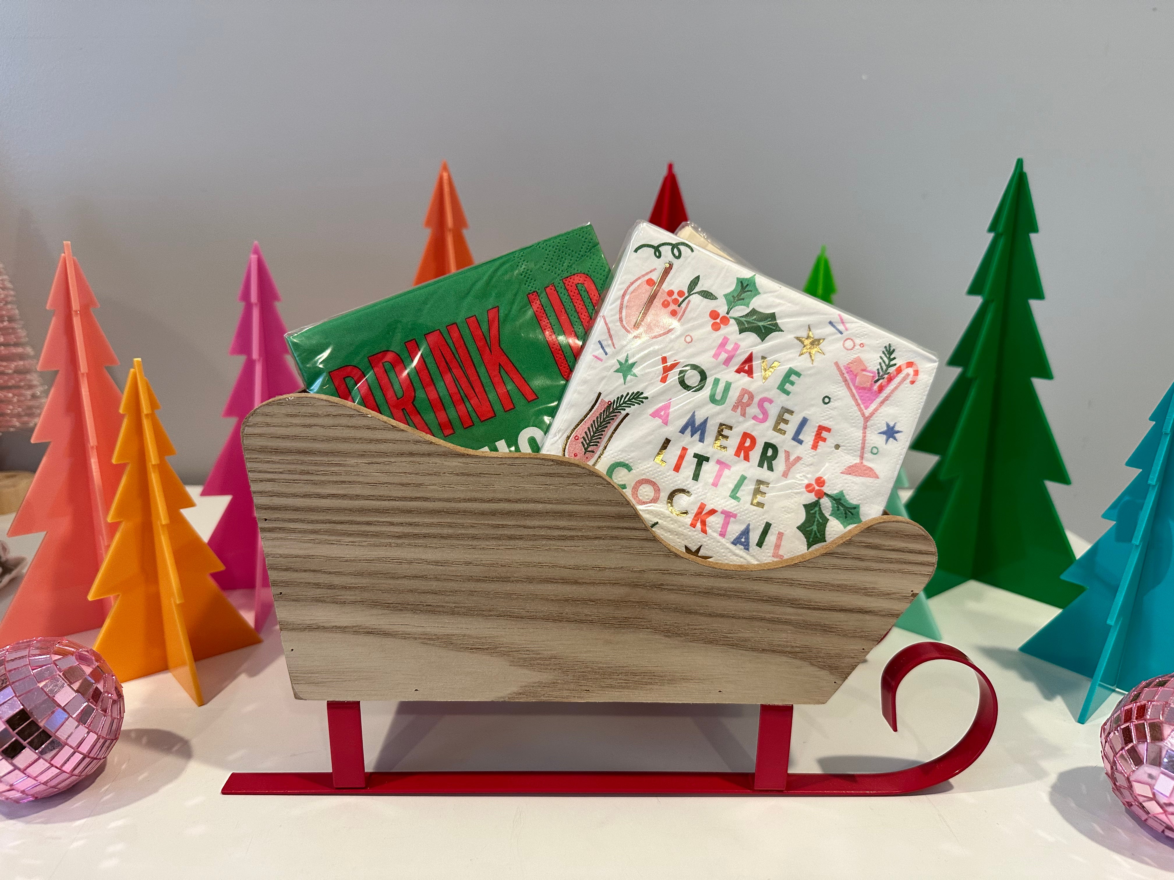 3 ply Cocktail Napkins 20ct | Drink Up Grinches