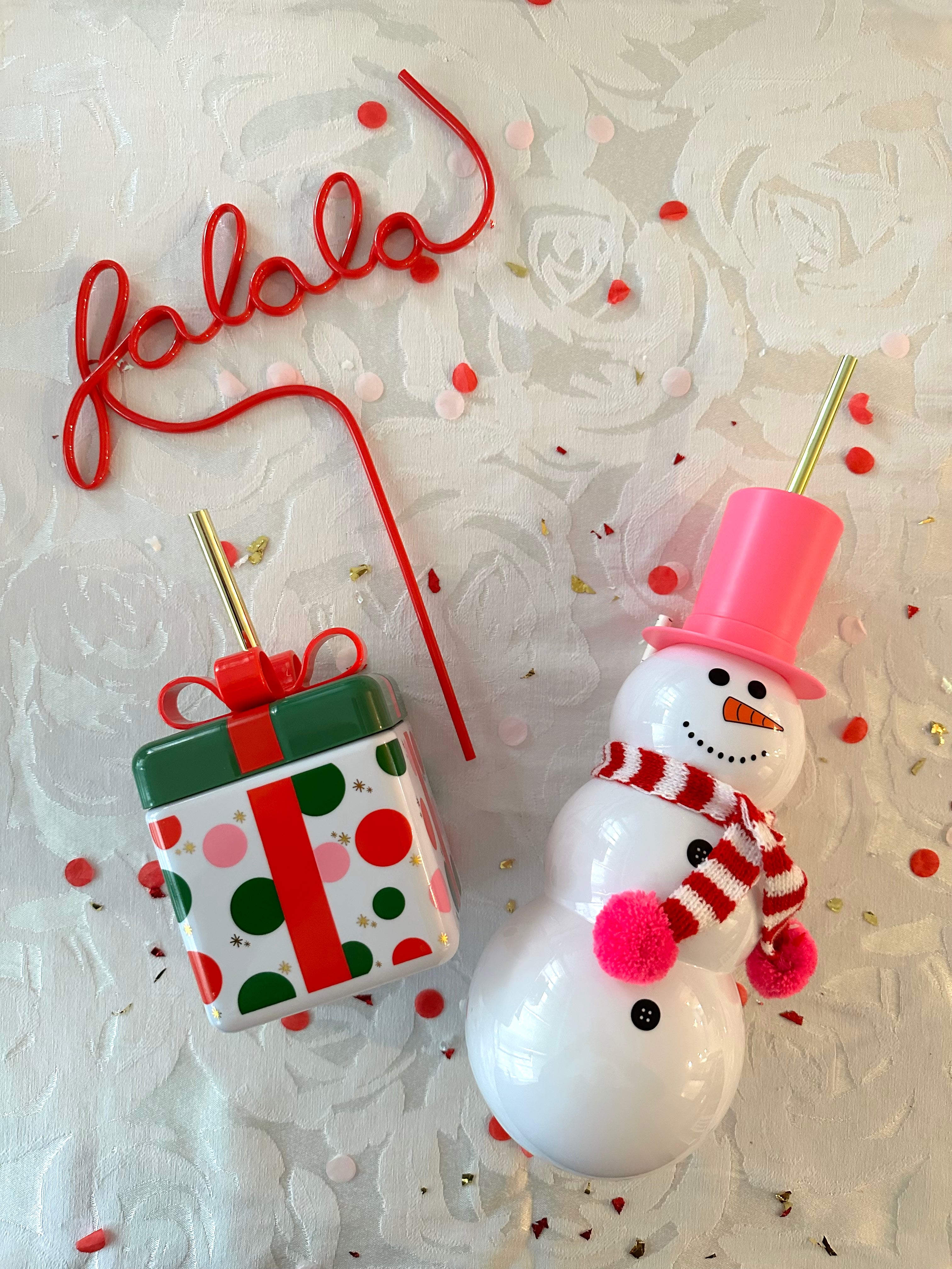 "Falala" Word Straw