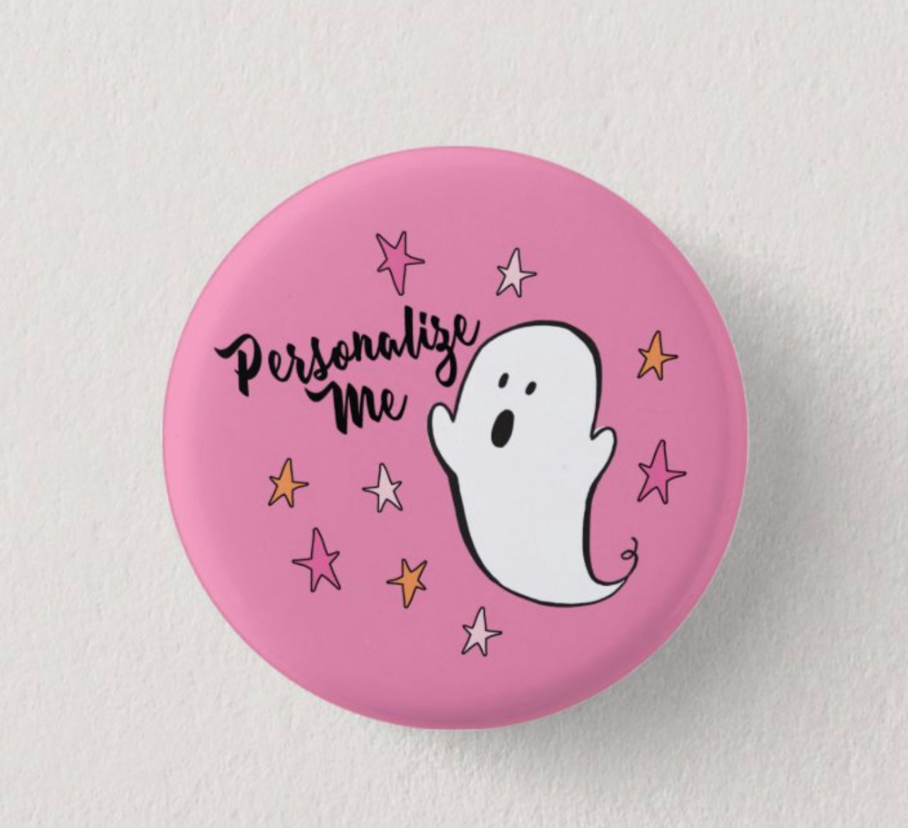 Personalizable Ghost  1" Inch Pin