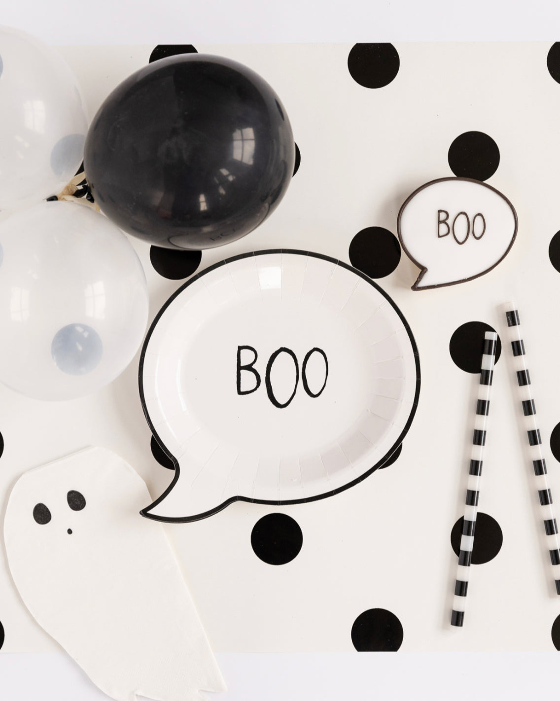 Happy Haunting 7" Boo Plate (8)