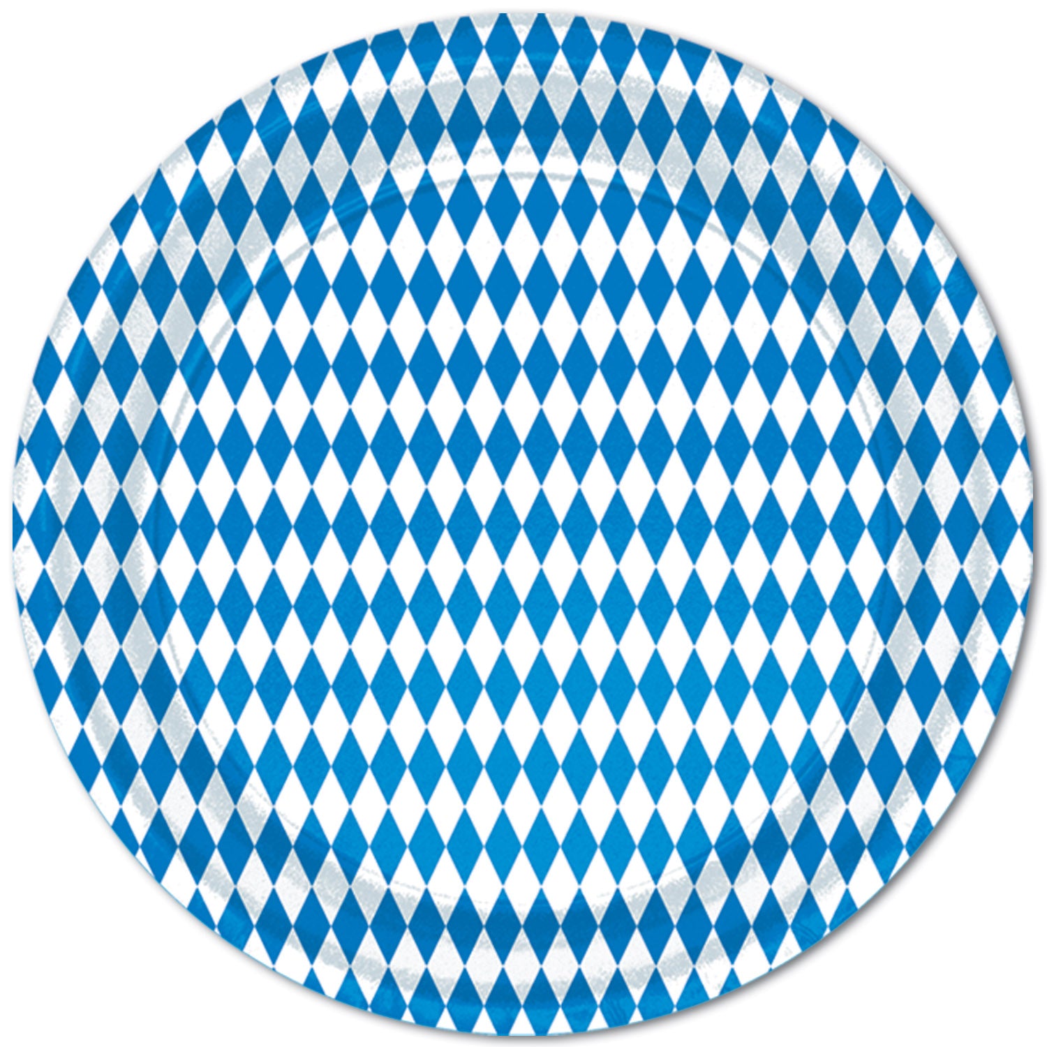 Oktoberfest Blue and White 9" Plates (8)