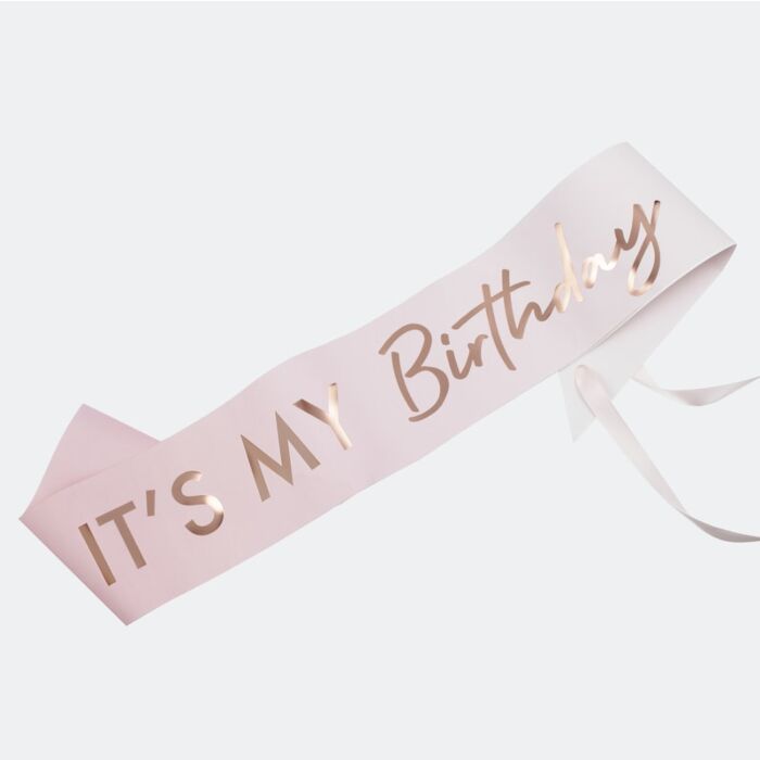 "It's My Birthday" Sash