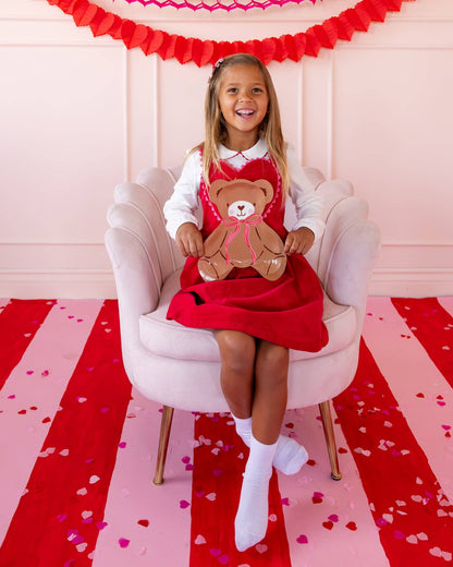 Occasions Beary Loved Teddy Bear Shaped Plate Set