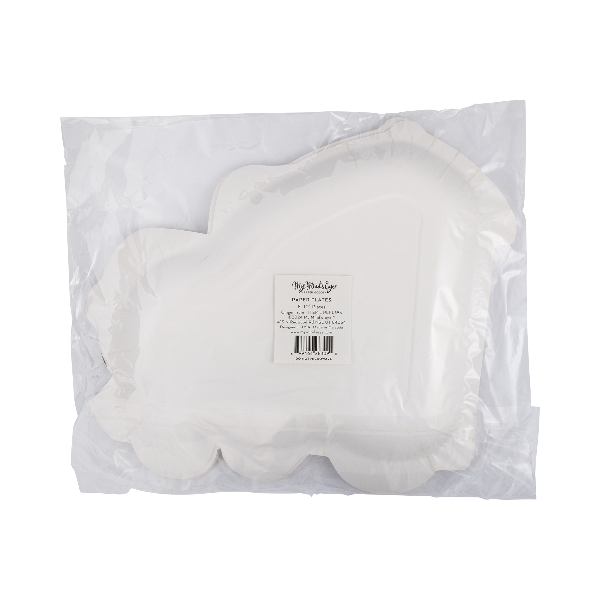 PLPL693 - Gingerbread Train Shaped Plate