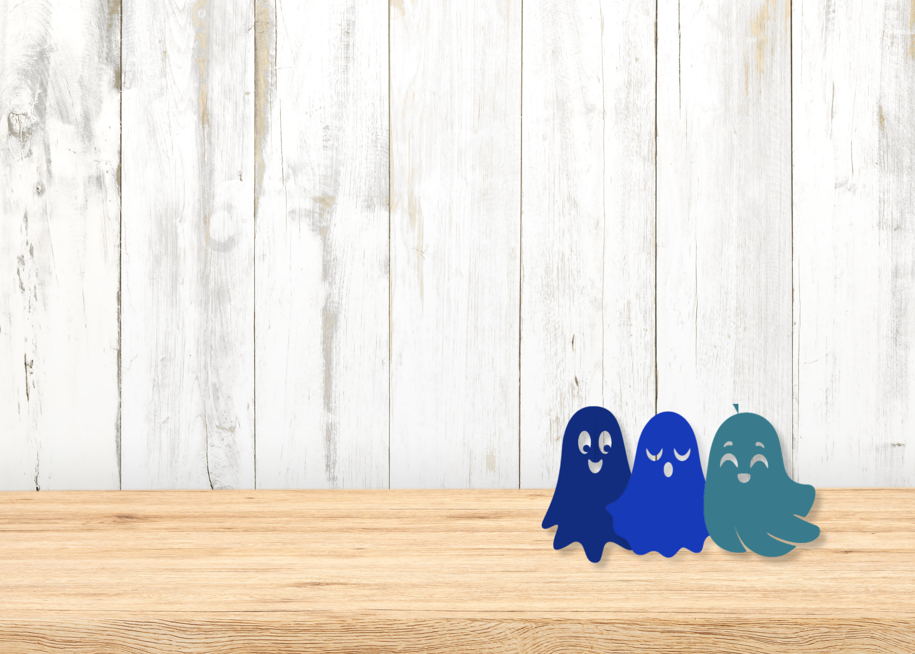 Kedziefest Mini Brosts Acrylic Ghosts (Set of 3 Mini Ghosts)