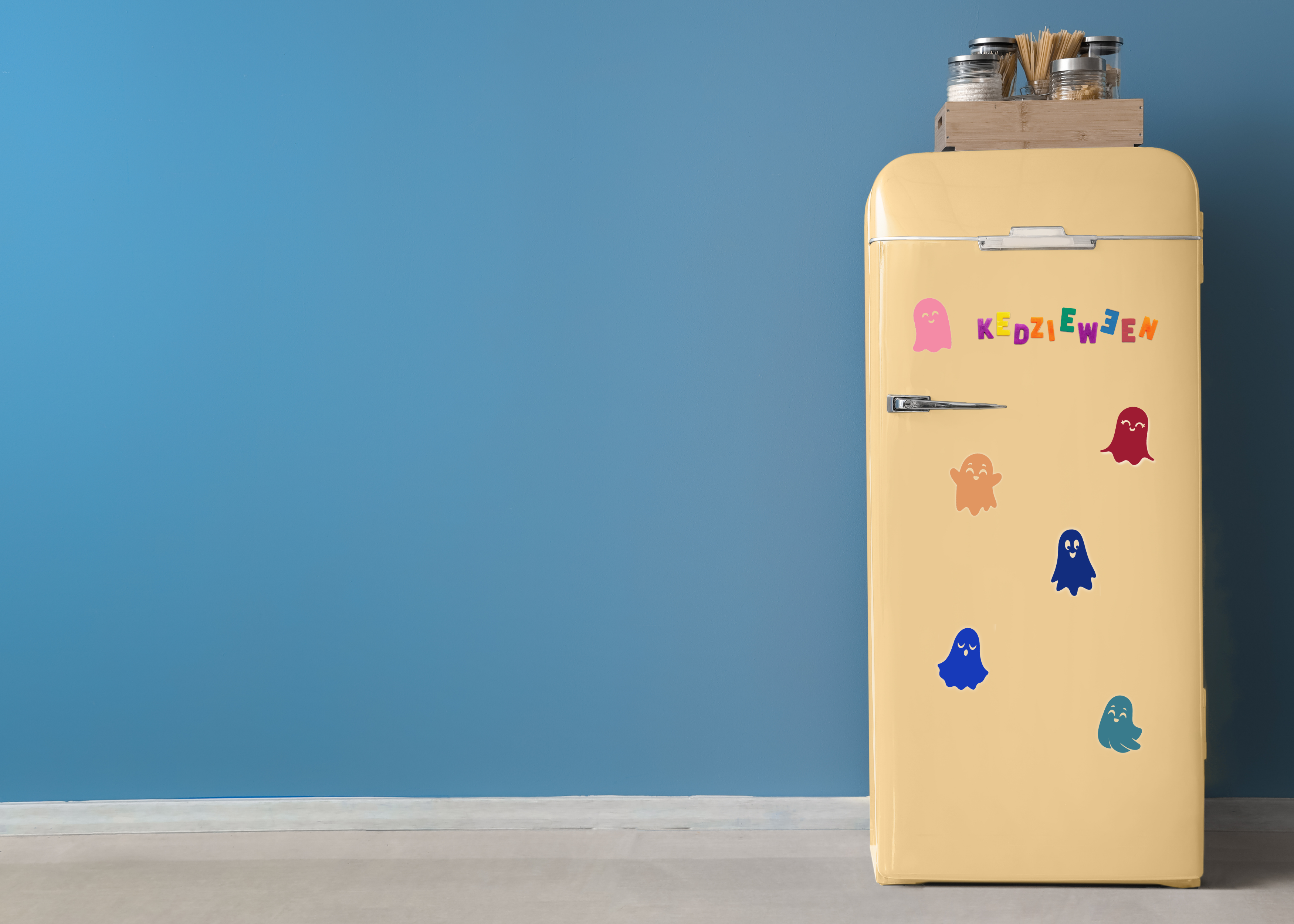 Kedziefest Ghost Crew Magnet Set of 6