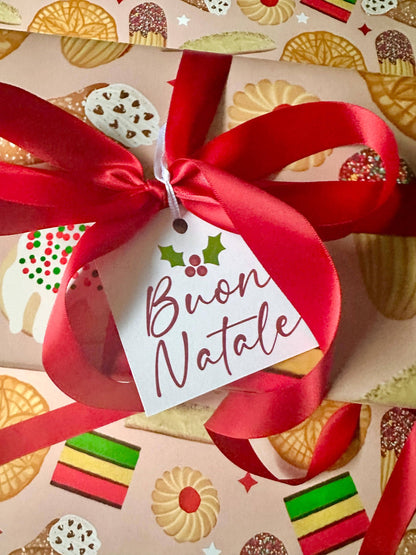 ITALIAN CHRISTMAS COOKIES WRAPPING PAPER