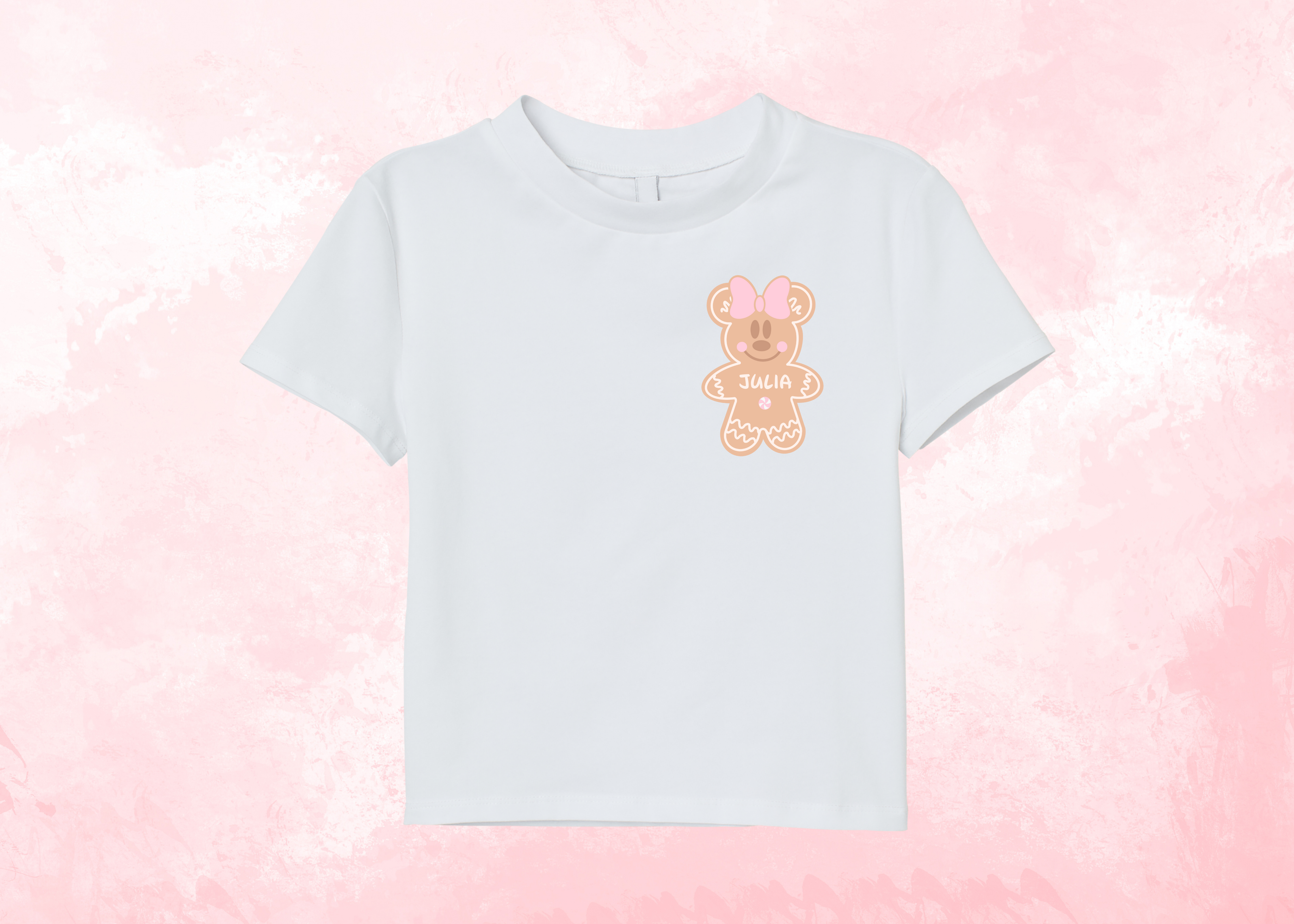 Children's Gingerbread Mouse Shirt - Personalize with Name