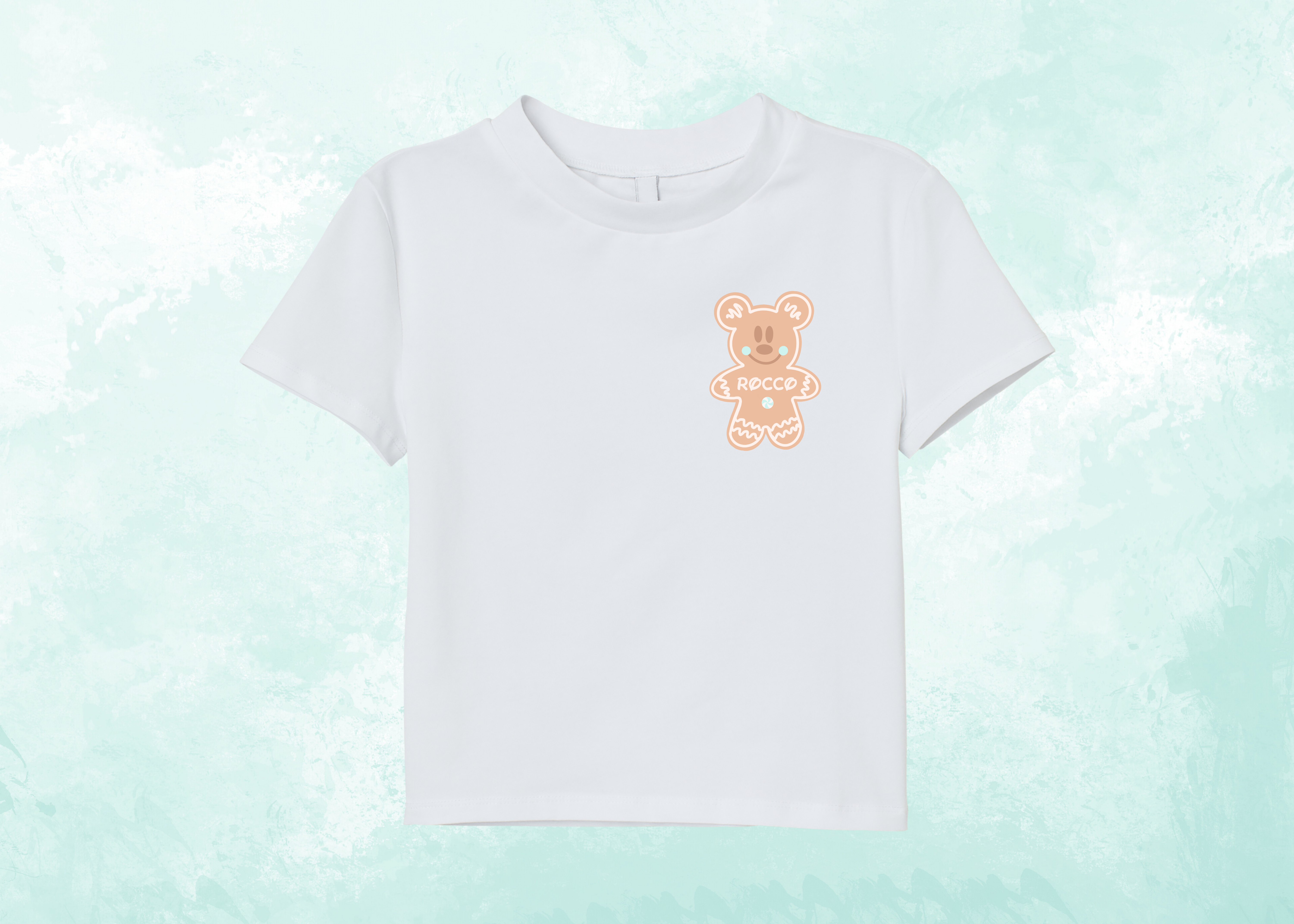 Children's Gingerbread Mouse Shirt - Personalize with Name