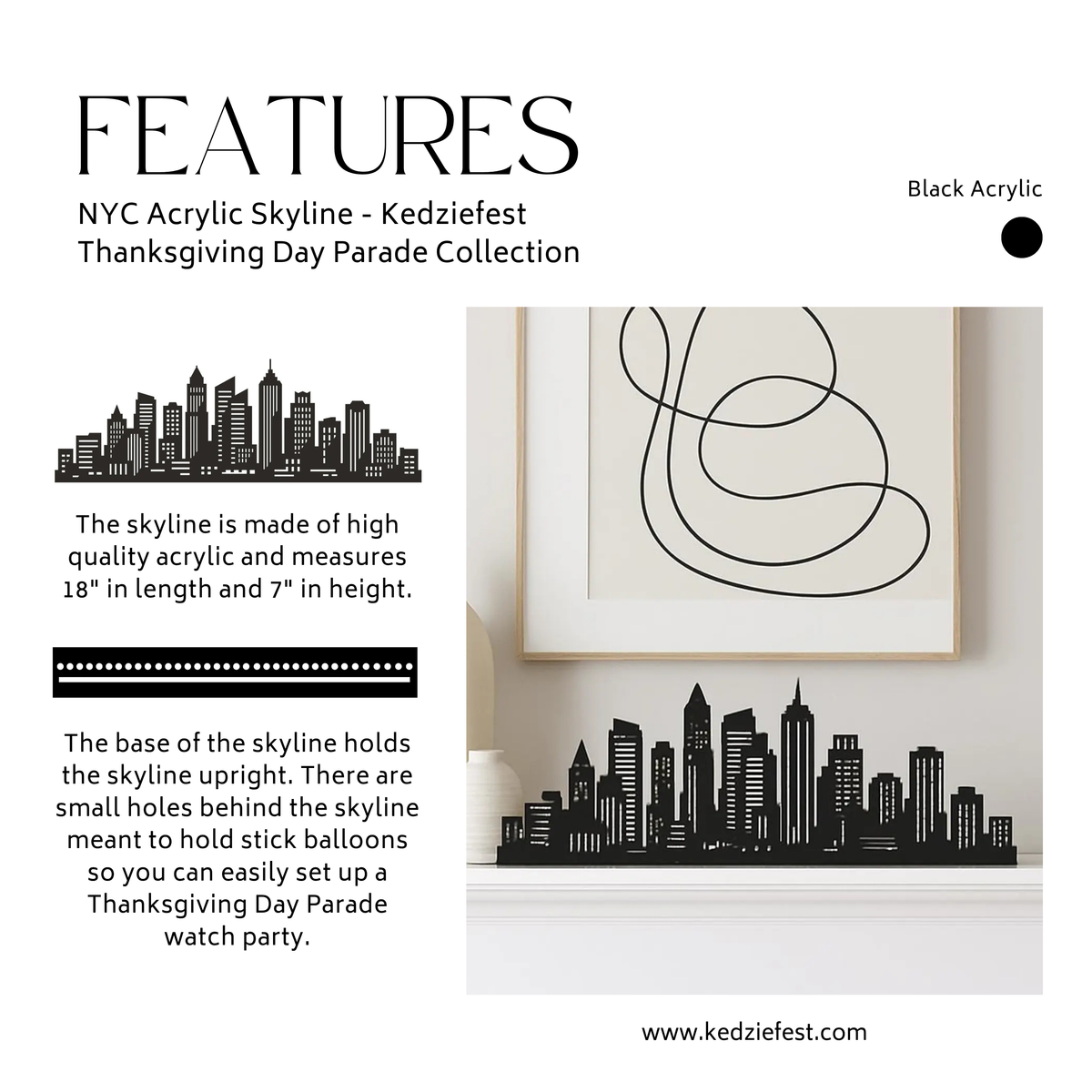 NYC Skyline - Kedziefest Thanksgiving Day Parade Collection
