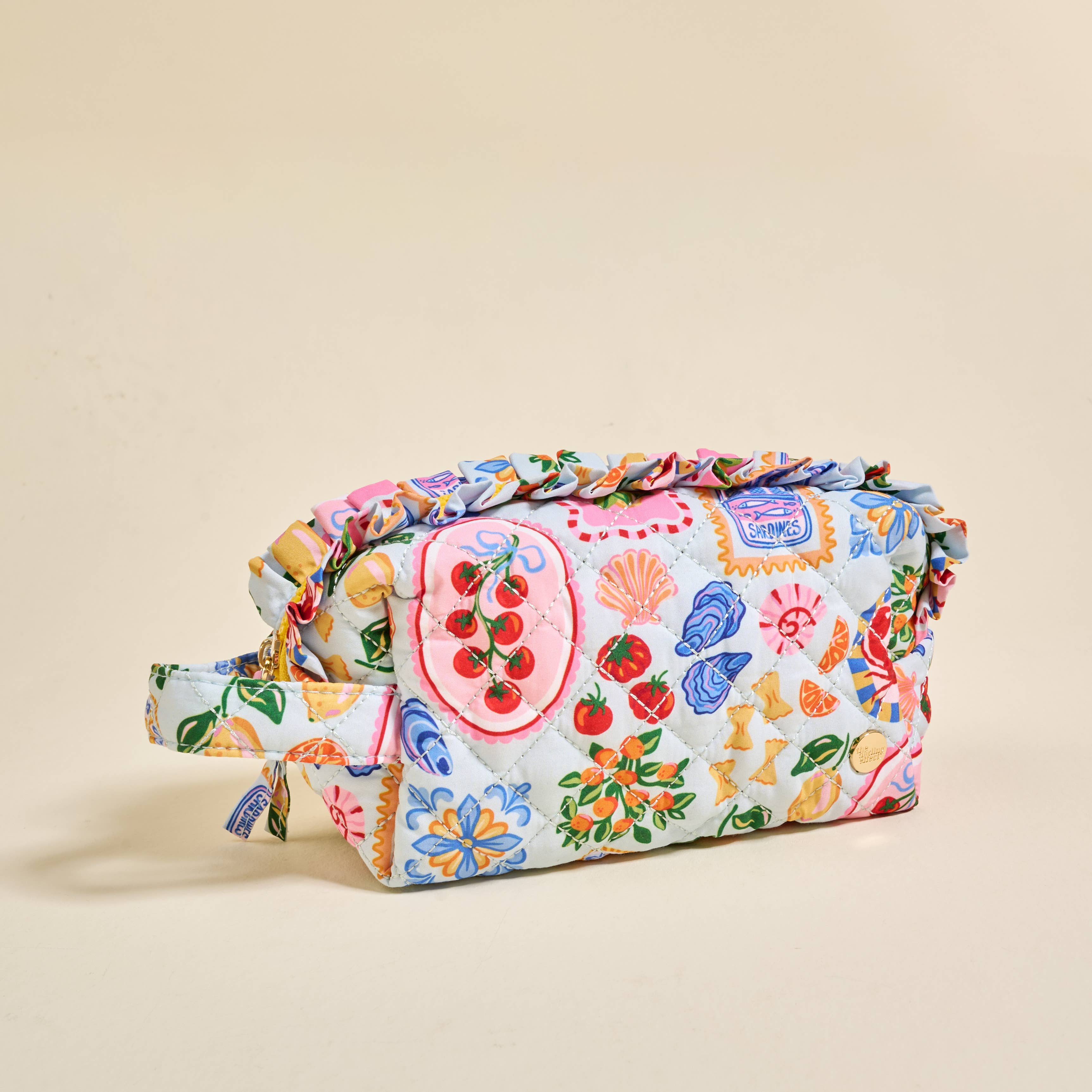 Essentials Quilted Cosmetic Pouch–Ciao Bella