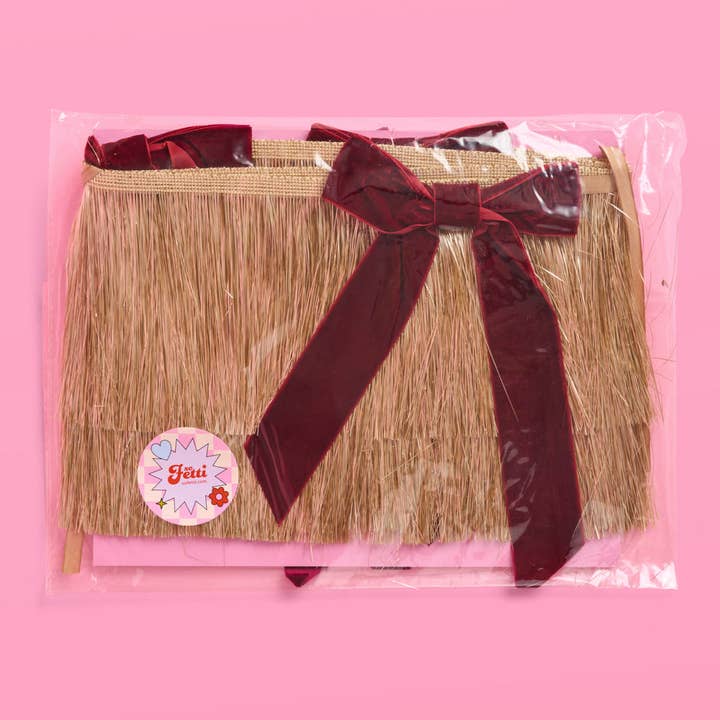 PRESALE: Gilded Bow Banner - Layered Fringe + Velvet Bows