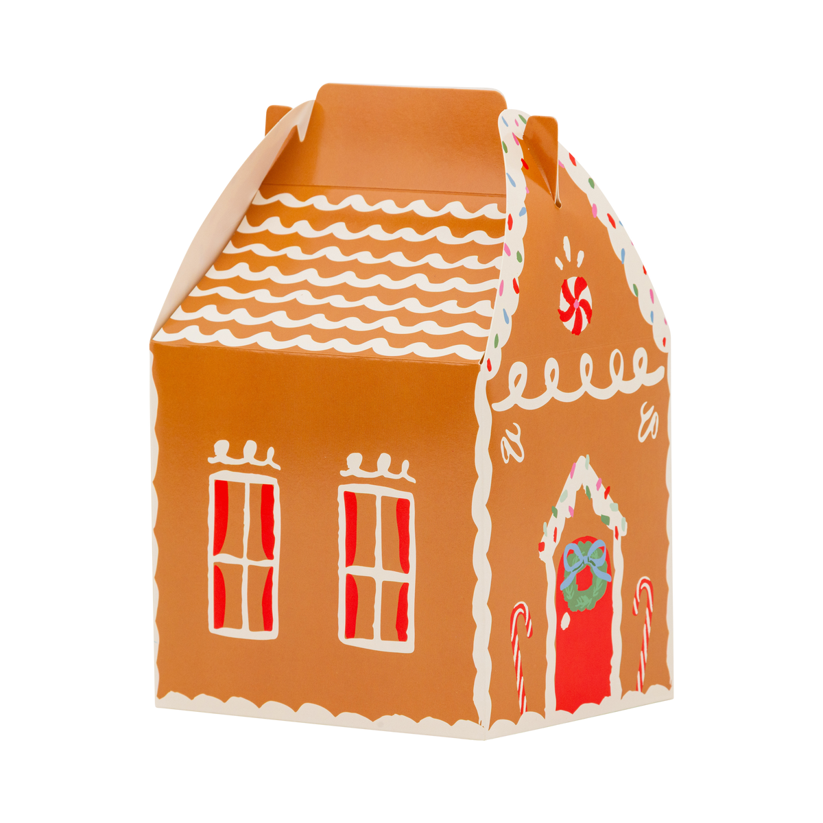 Gingerbread House Treat Boxes with Stickers