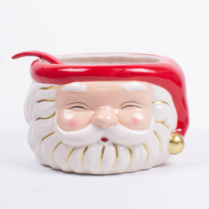 PREORDER: Red Santa Punch Bowl & Ladle
