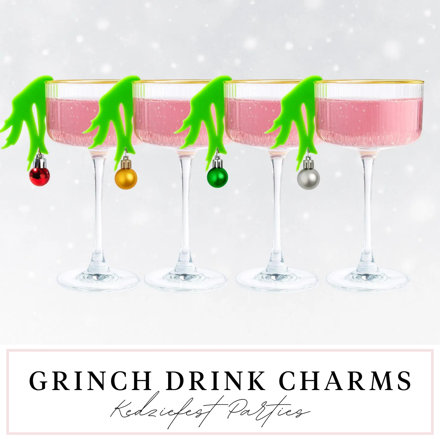 Grinch Inspired Drink Marker