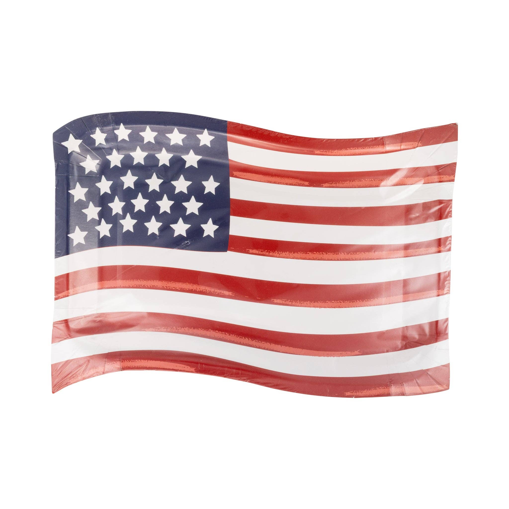 PLPL1057 - Wavy Flag Plate (8 ct)
