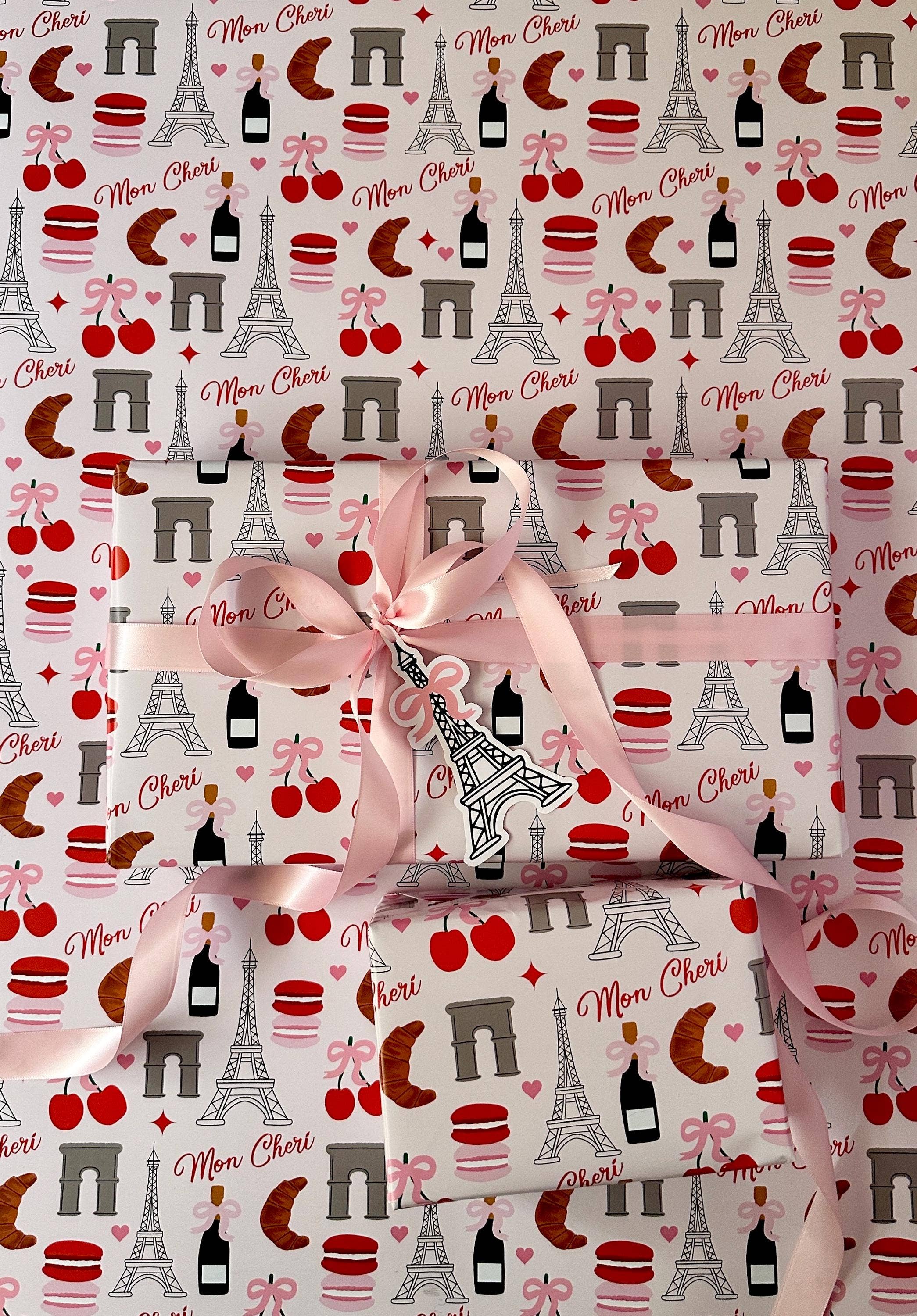 MON CHERI PARIS WRAPPING PAPER