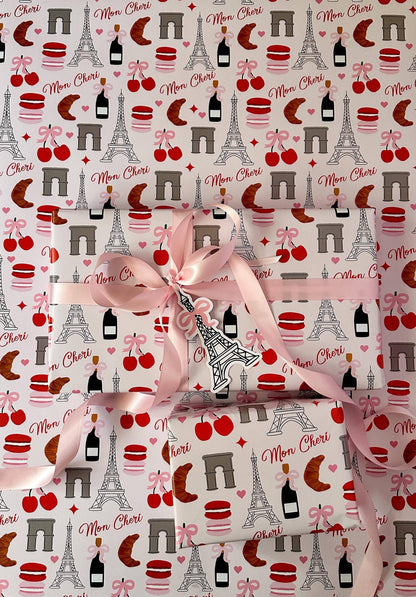 MON CHERI PARIS WRAPPING PAPER