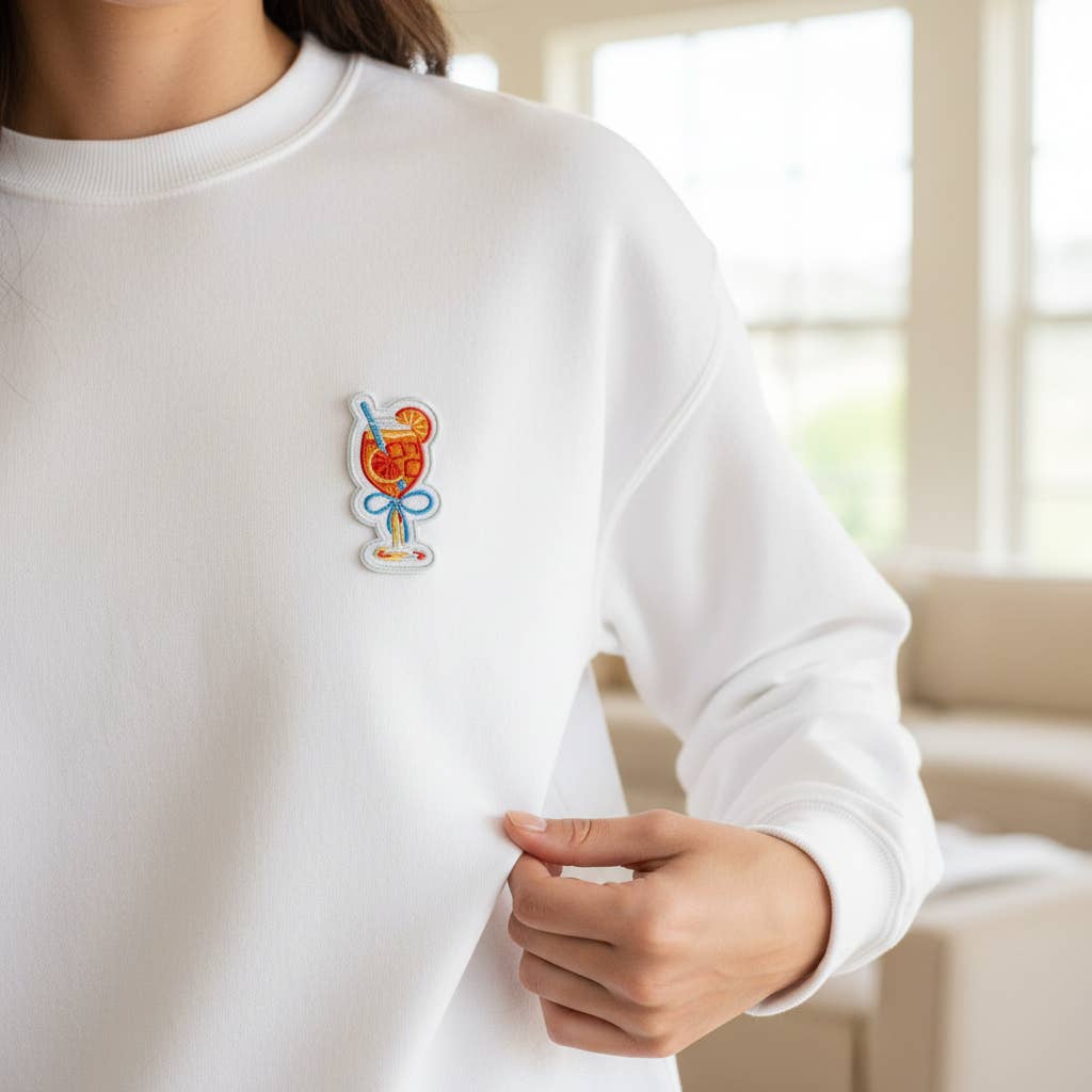 Mix & Match Iron-On Patch–Aperol Spritz