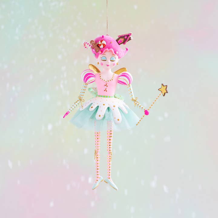 PRESALE: Glitterville Sugar Plum Fairy Orn, Resin, 8"
