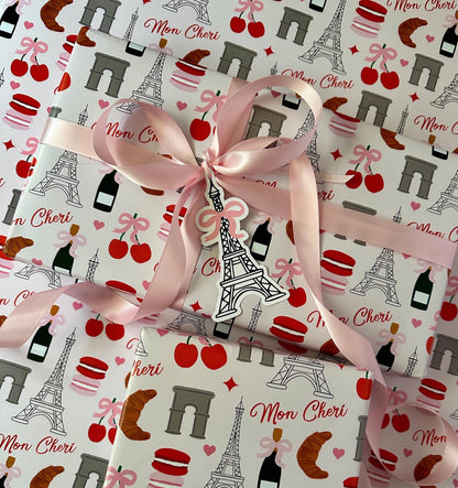 MON CHERI PARIS WRAPPING PAPER