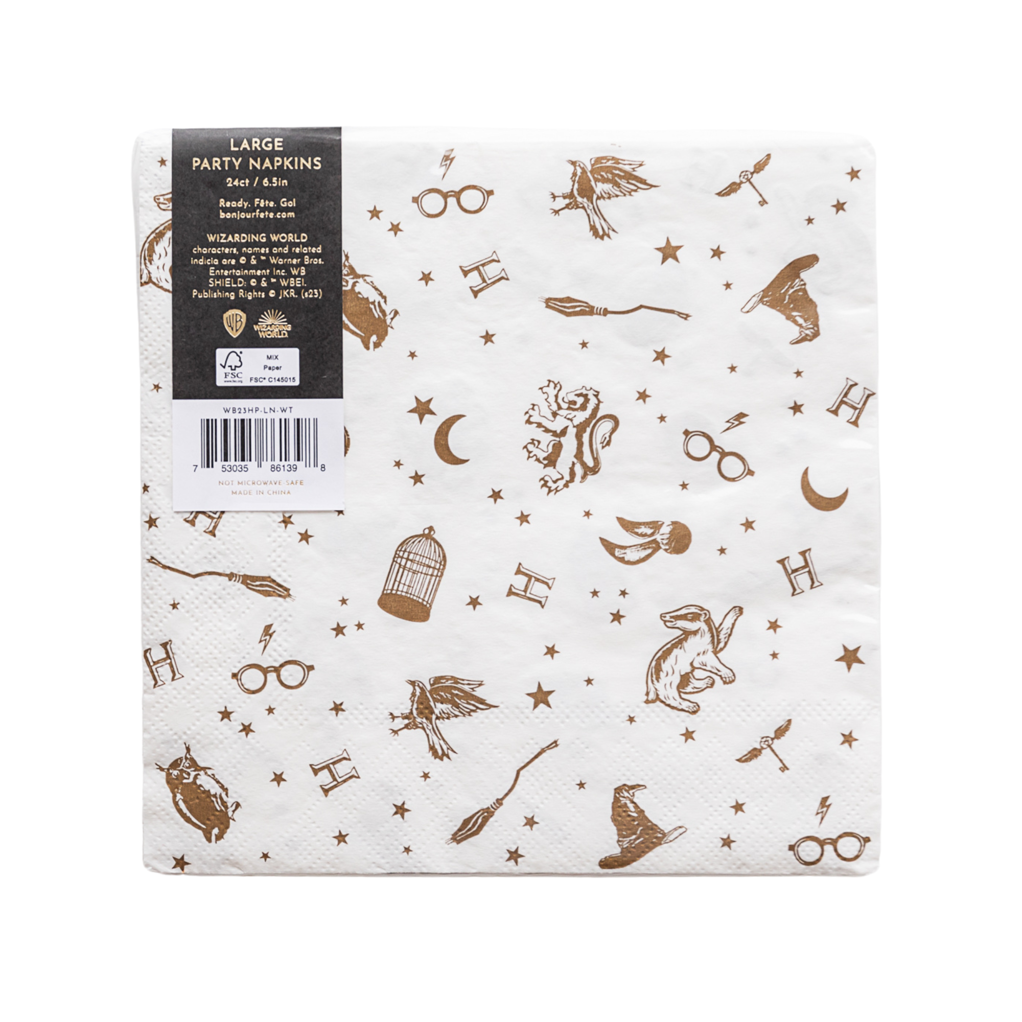 HARRY POTTER X BONJOUR FÊTE HOUSE PRIDE LARGE PARTY NAPKINS