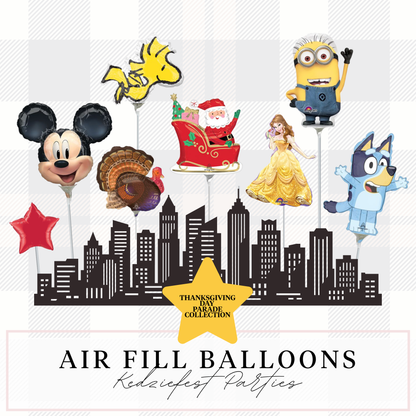 Air Fill Balloons (READ DESCRIPTION) - Kedziefest Thanksgiving Day Parade Collection