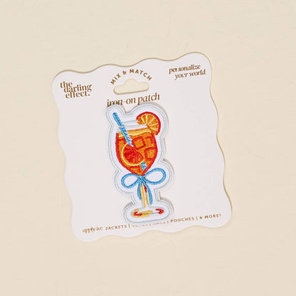 Mix & Match Iron-On Patch–Aperol Spritz