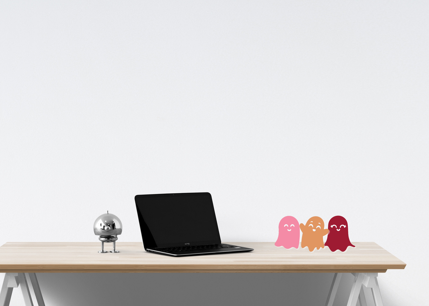 Kedziefest Tiny Ghoul Gang Acrylic Ghosts (Set of 3 Mini Ghosts)