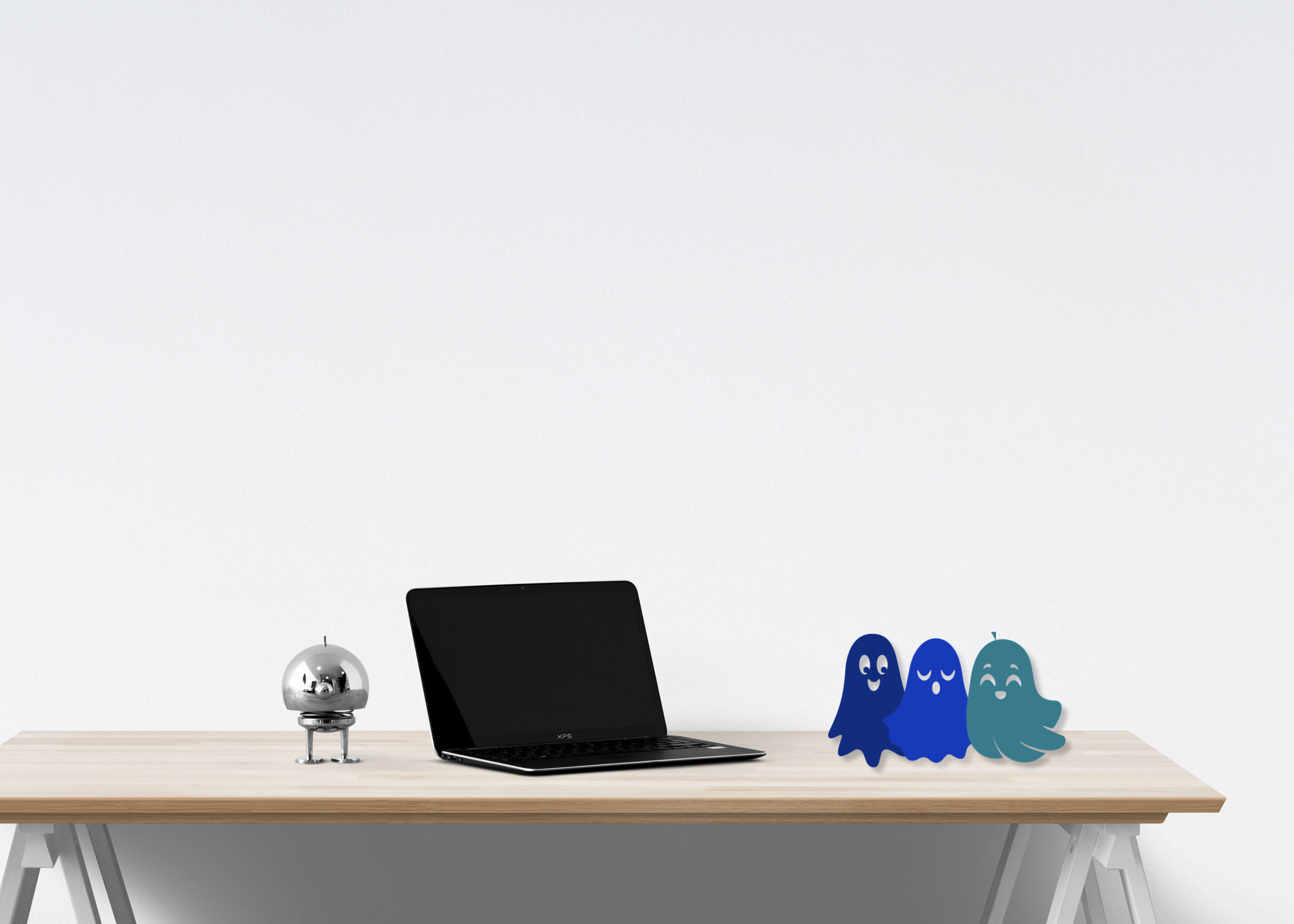 Kedziefest Mini Brosts Acrylic Ghosts (Set of 3 Mini Ghosts)