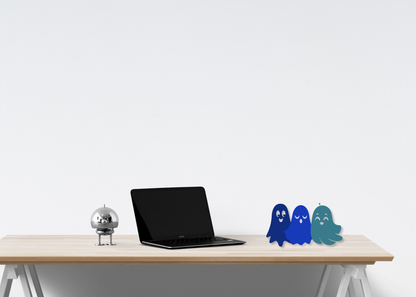 Kedziefest Mini Brosts Acrylic Ghosts (Set of 3 Mini Ghosts)