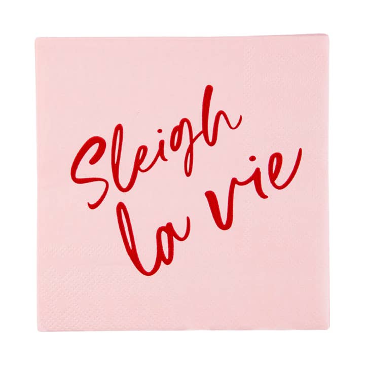PRESALE: Sleigh La Vie Cocktail Napkins
