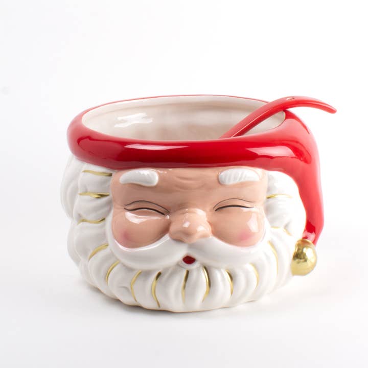 PREORDER: Red Santa Punch Bowl & Ladle