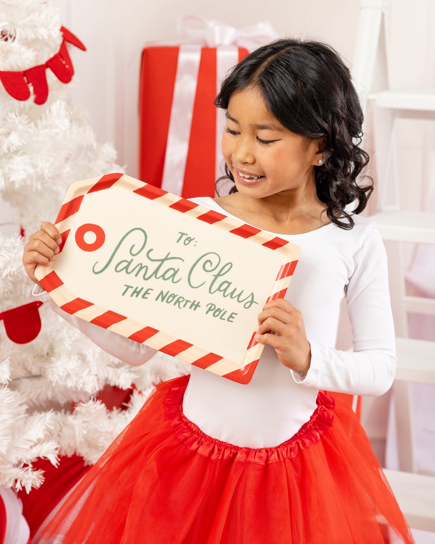 PRESALE: BEC1231 - To Santa Tag Bamboo Tray