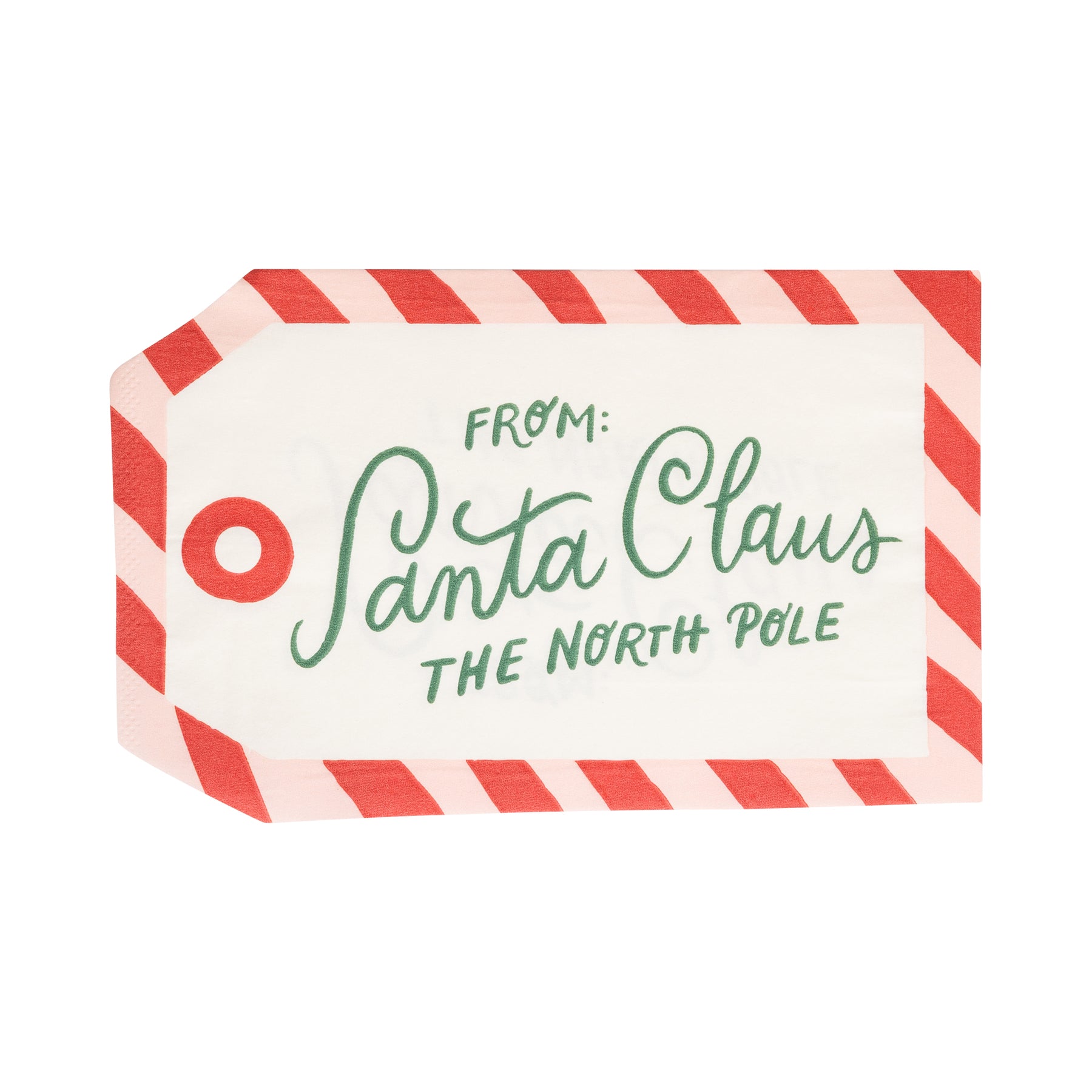 PRESALE: BEC1239 - To Santa Tag Dinner Napkin