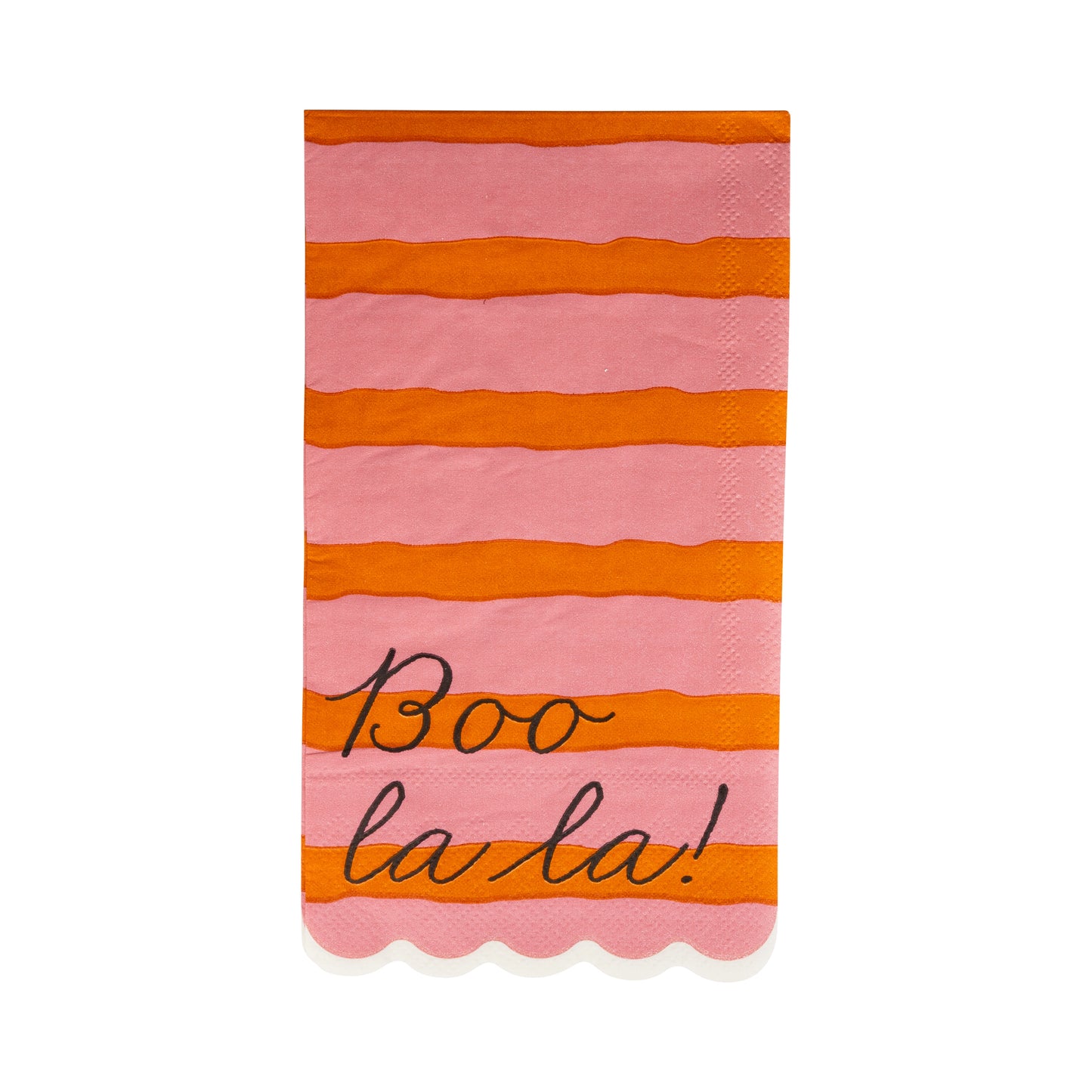 Presale: PINK & ORANGE BOO LA LA DINNER NAPKIN