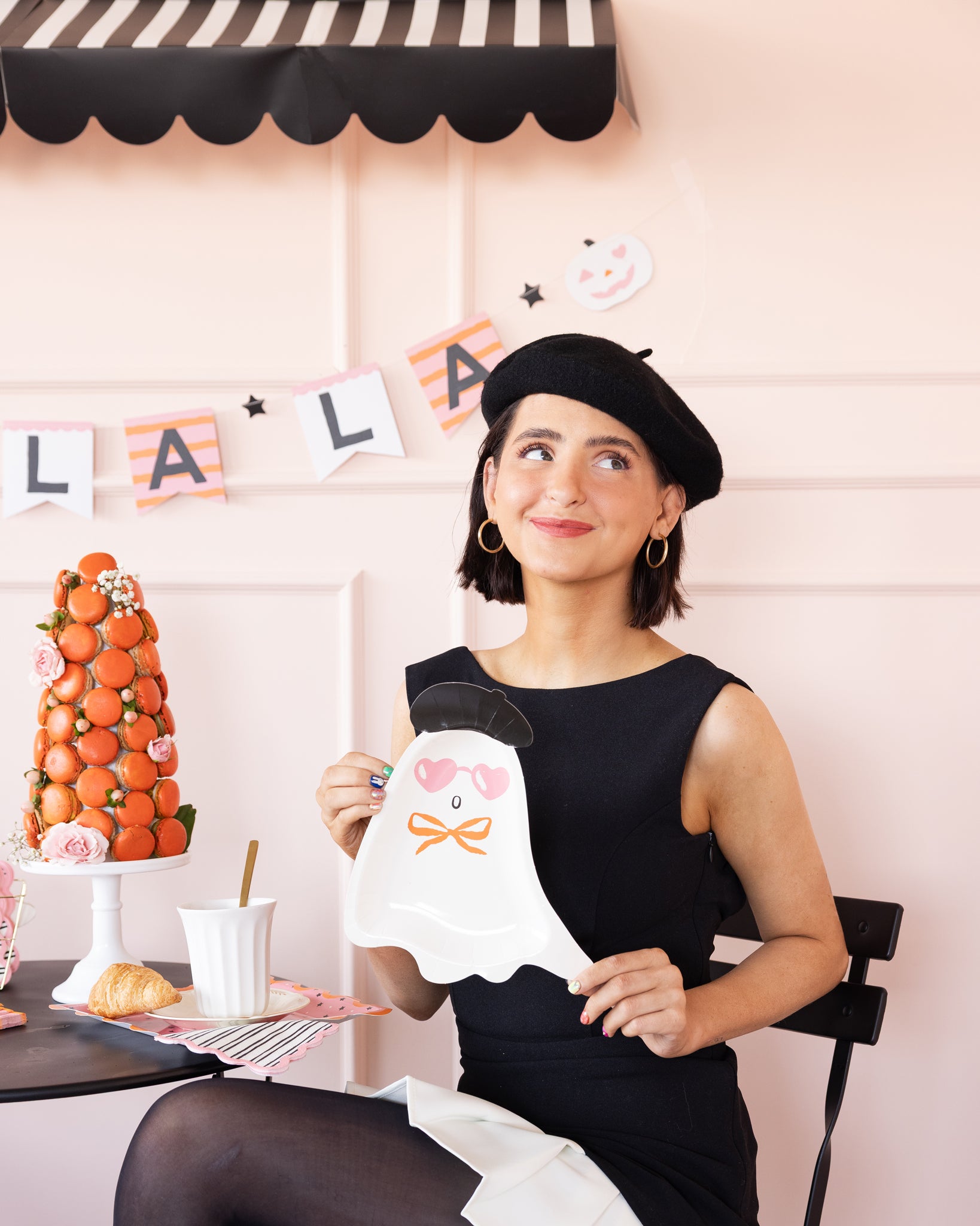 Presale: BOO LA LA GHOST SHAPED PAPER PLATE