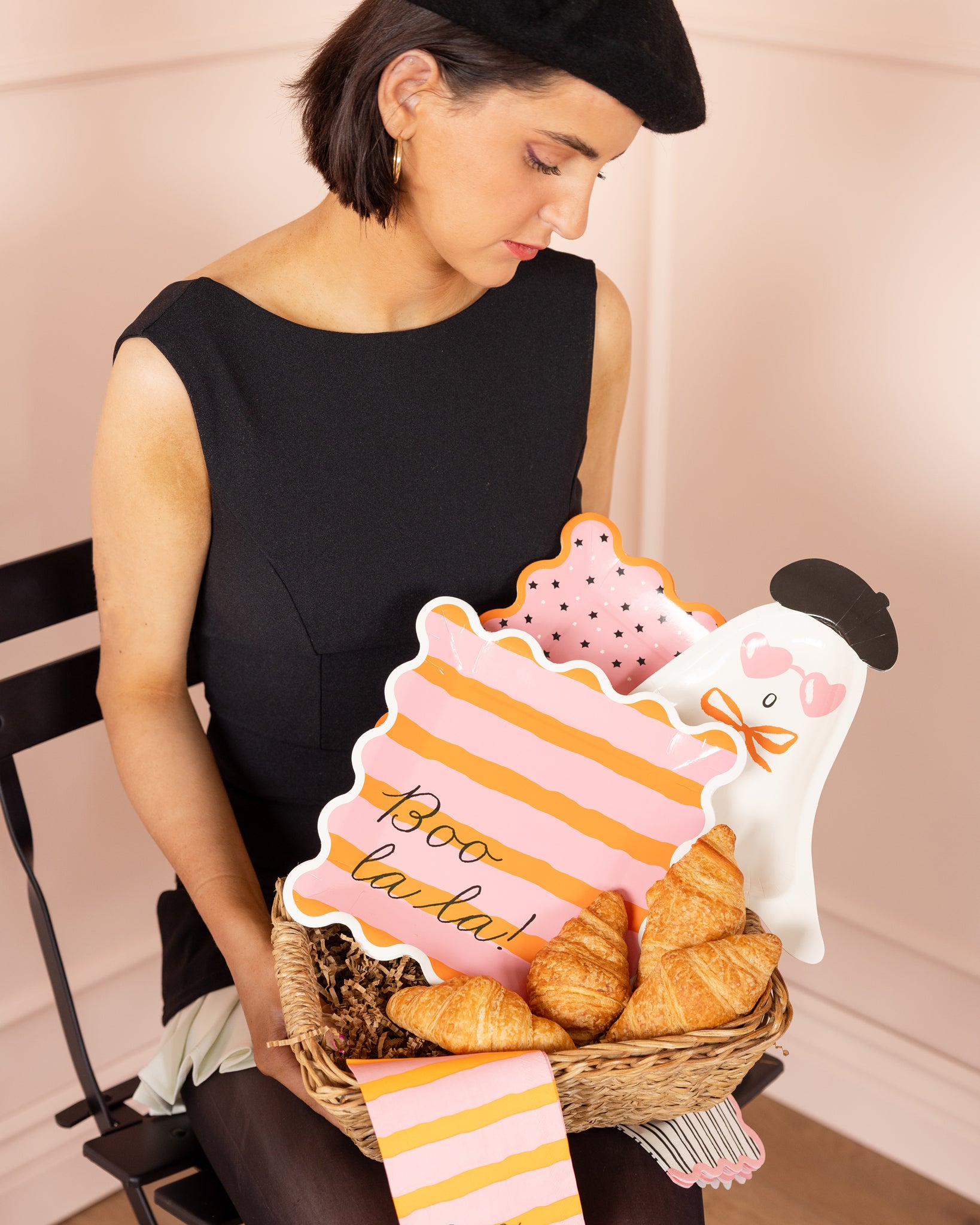 Presale: BOO LA LA GHOST SHAPED PAPER PLATE