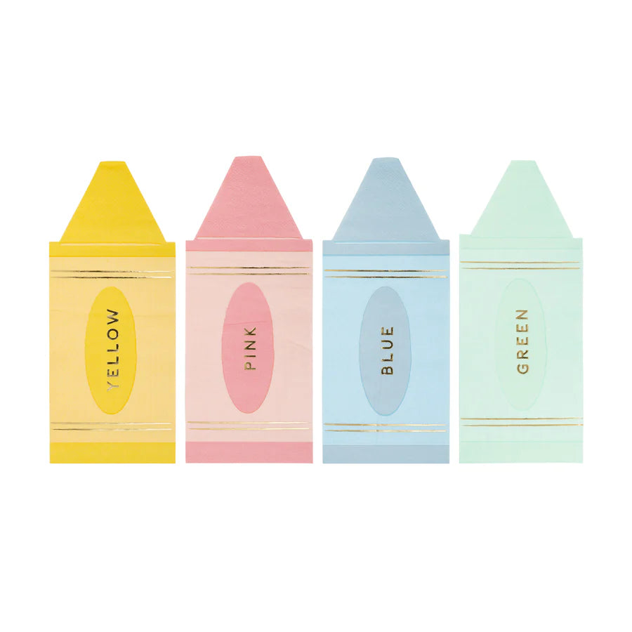 Occasions By Shakira - Crayons Napkin Set (18)