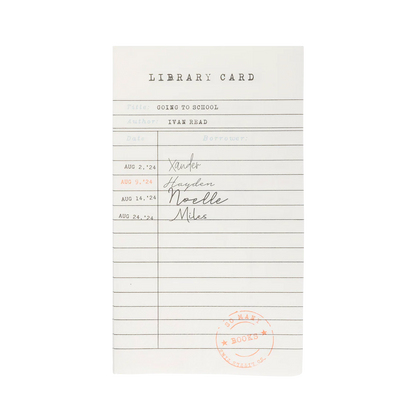Occasions By Shakira - Library Card Dinner Napkin (24)