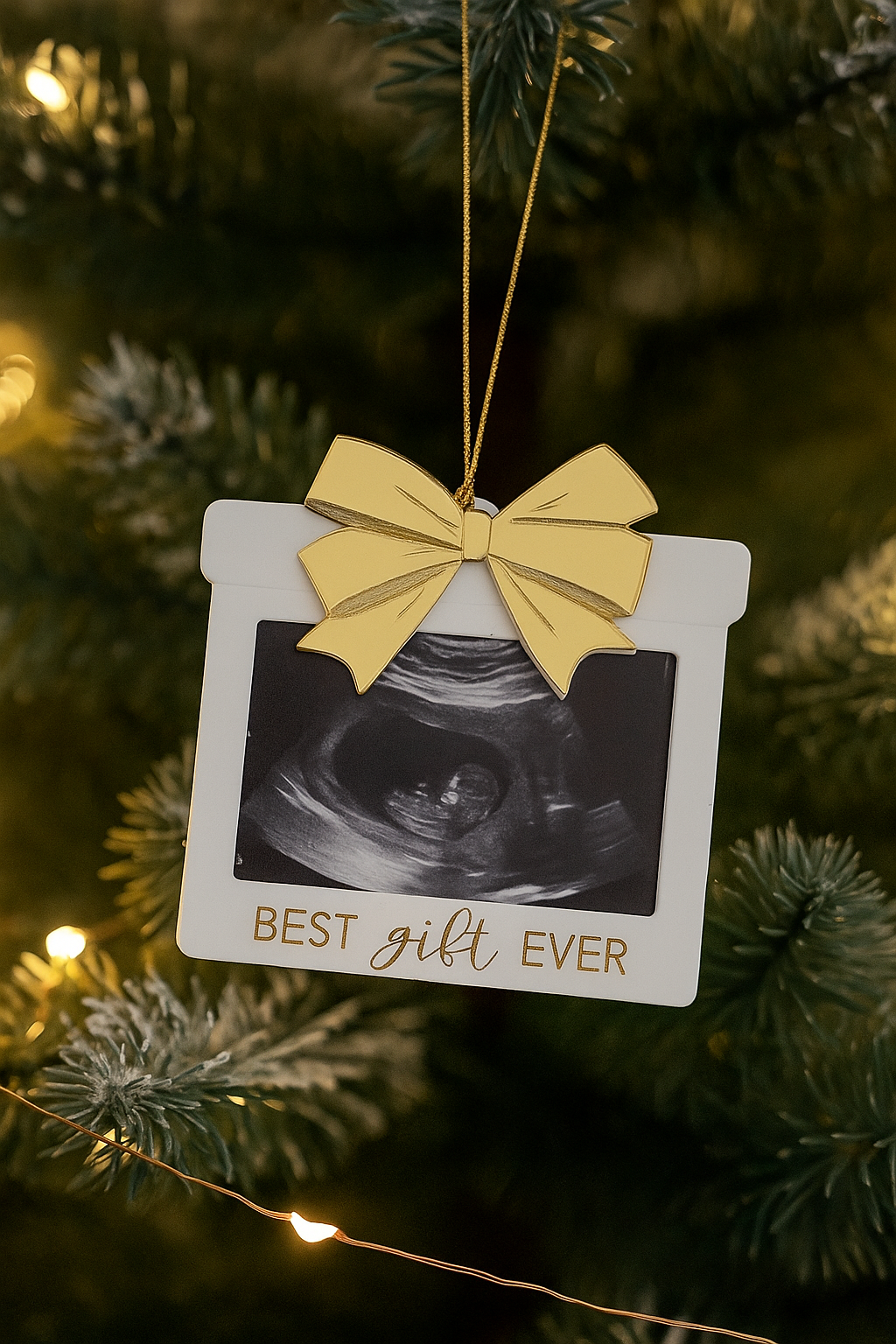 Ultrasound Frame Ornament - Best Day Ever