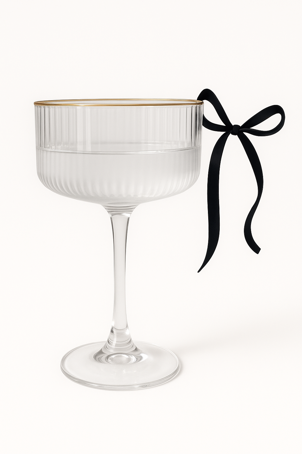 Black Bow Drink Charms Set of 6