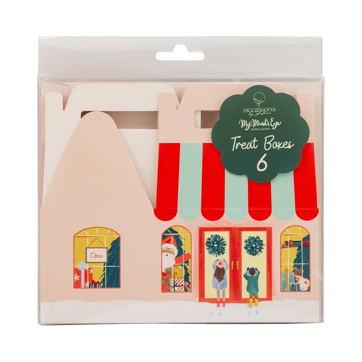 OCCASIONS BY SHAKIRA - TOY STORE CHRISTMAS PAPER TREAT BOXES