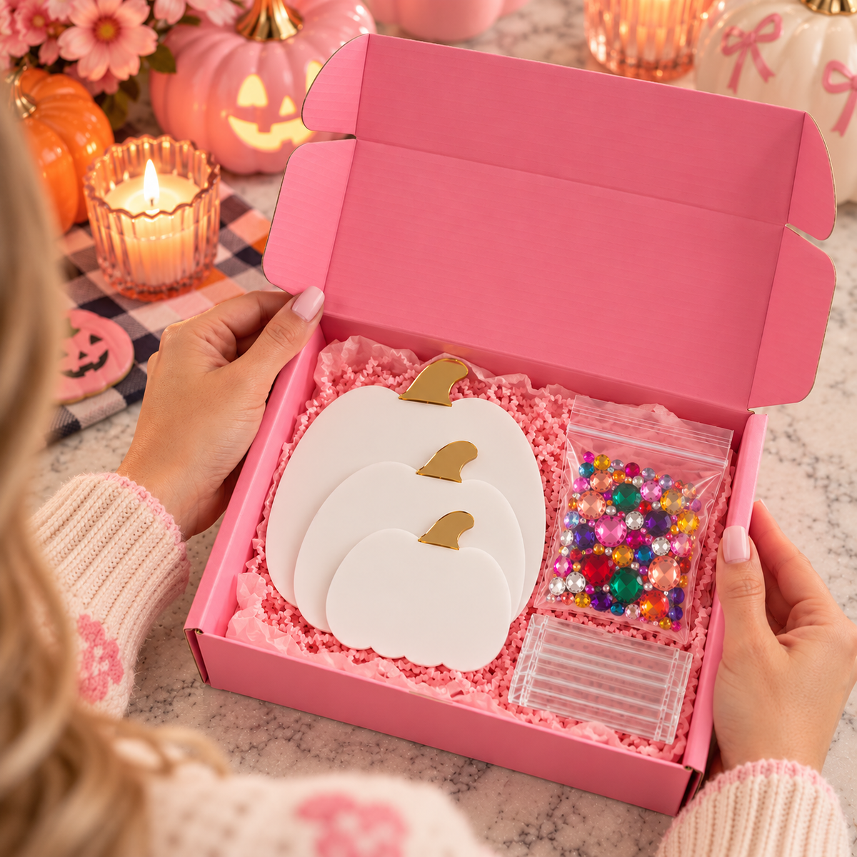 Gemmed Pumpkin Kit - a Kedziefest Exclusive