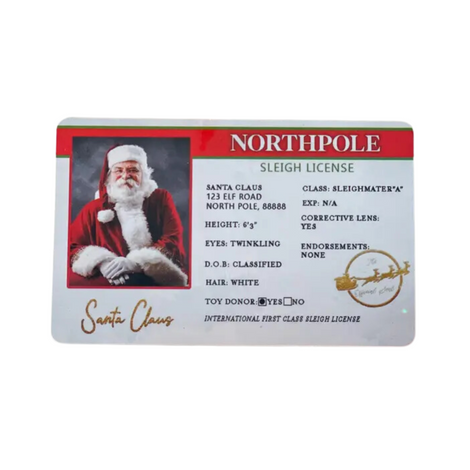 Santa Sleigh License