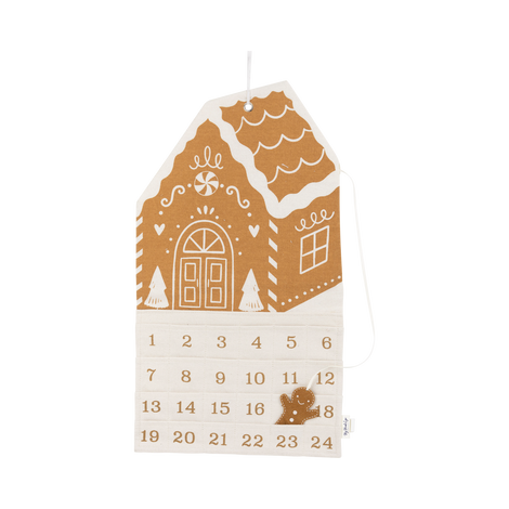 GINGERBREAD HOUSE CANVAS ADVENT CALENDAR